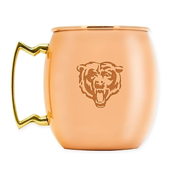 RARE NFL Chicago Bears 16 oz. Copper Moscow Mule Mug collectible - Picture 4 of 8
